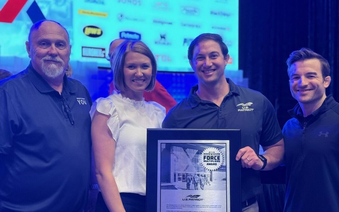 U.S. Patriot Honored with 2025 Exchange Vendor of the Year Award for Services from AAFES
